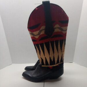 Vintage / Boho Southwestern “Seychelles” Pull-On Western Cowboy Boots • Size 6½